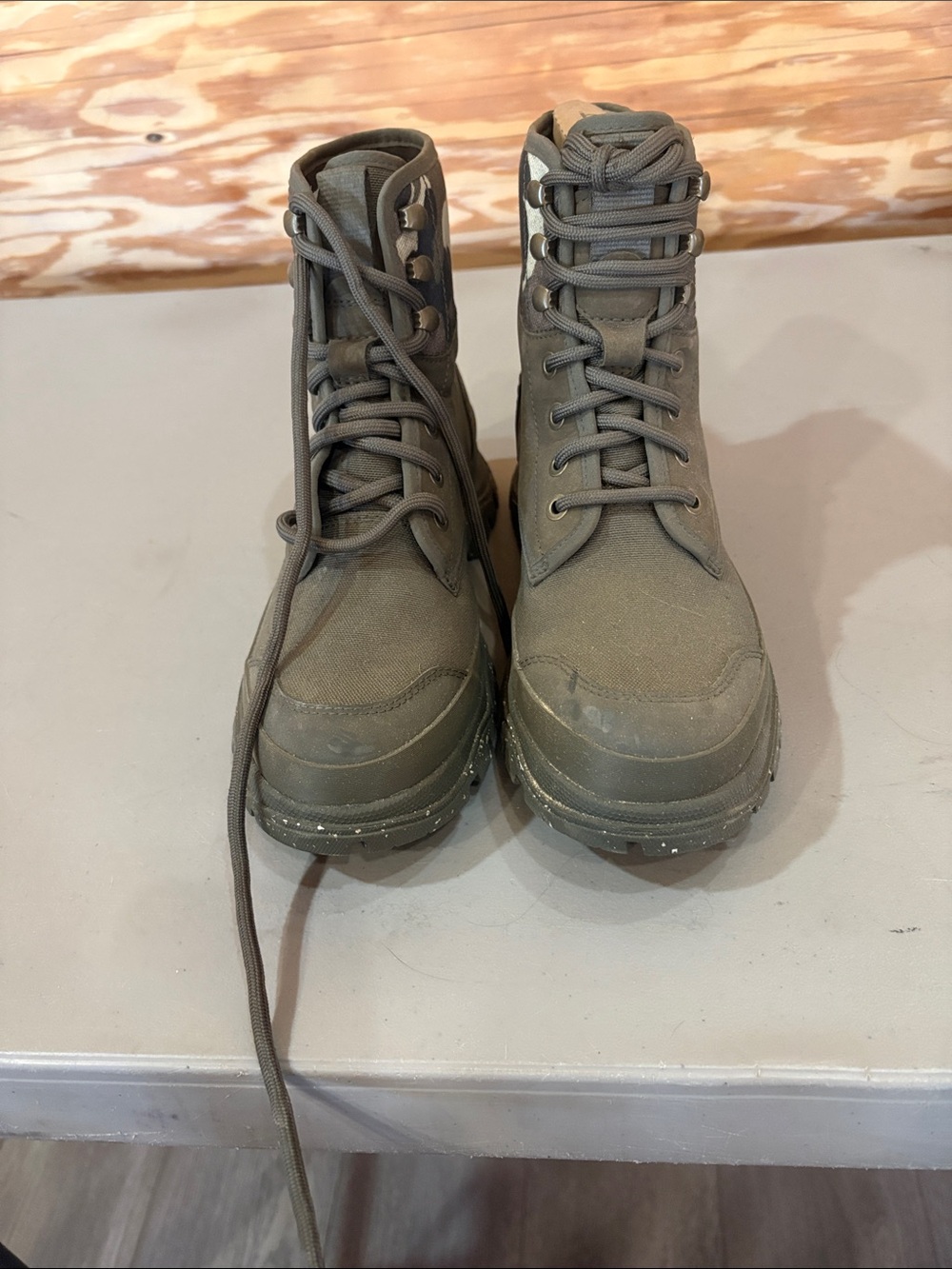 Ariat Olive Lace-Up Women's Tactical Boots